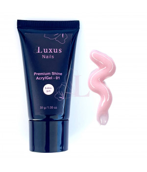 Premium Shine AcrylGel - 01 (Bubblegum) Luxus Nails - 30 g.