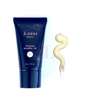 Premium AcrylGel - 02 (Vanilla Milk)  Luxus Nails - 30 g. 