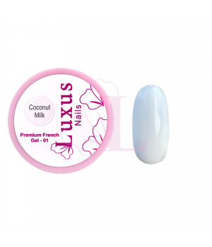 Premium French Gel-01 (Coconut Milk) Luxus Nails 15 g.