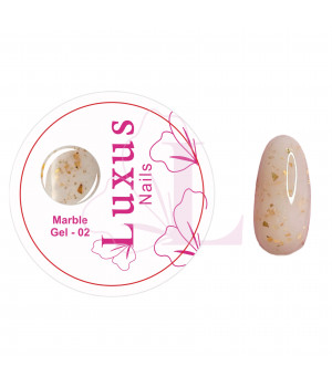 Marble Gel - 02 (Builder Gel) Luxus Nails 15 g.